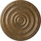 Ekena Millwork Carton Smooth Ceiling Medallion (Fits Canopies up to 9 1/8"), 29 1/8"OD x 1 1/2"P, Rubbed Bronze CM29CARZS - alternate 1
